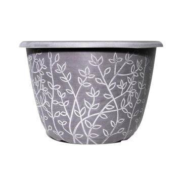 Pack Of Four - Pastel Grey Serenity Planter (30cm)