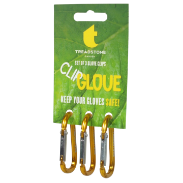 Set of 3 Glove Clips - Gold