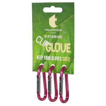 Set of 3 Glove Clips - Pink
