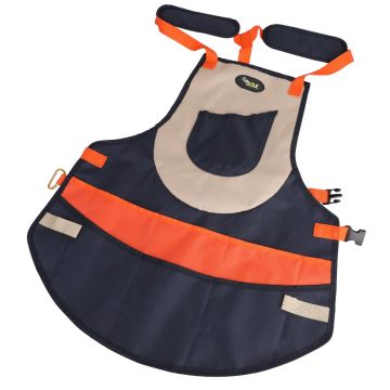 Premium Orange & Navy Short Gardening Apron