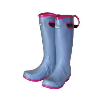 Blue & Pink Gardening Boots - Size 8