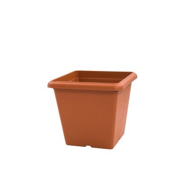 40cm Terracotta Cube Pot