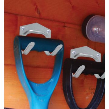 Large Galvanised Tool Hooks - 4 Pack