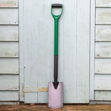 Green & Grey Carbon Steel Garden Border Spade