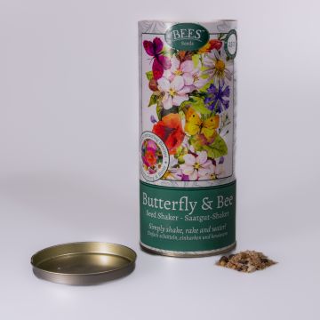 Wildlife Seed Shaker tube - Butterfly & Bee - Perfect Gift!