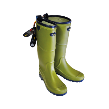 Olive & Navy Gardening Boots - Size 12