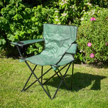 Folding Camping/Fishing Chair with Cup Holder