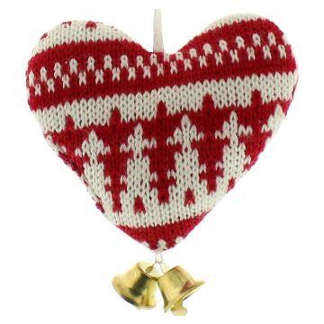 Christmas Tree Decorations - Knitted Heart