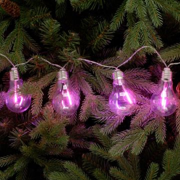 Christmas Tree String Light - 10 Edison Bulb Led Lights