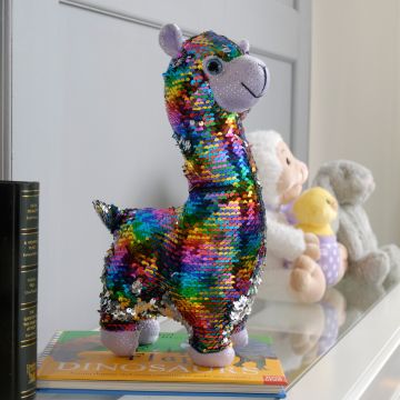 Christmas Decoration - Sequin Llama