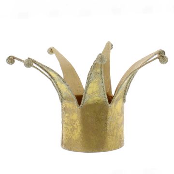 Christmas Decoration - Gold Metal Crown