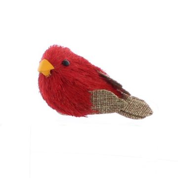 Christmas Decoration - Red Bristle Bird