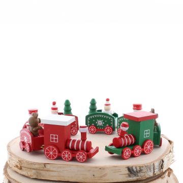 Christmas Decoration - Assorted Christmas Trains - Pack of 2