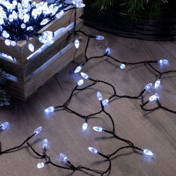 Christmas Tree Lights - 400 Diamond White Fairy Lights