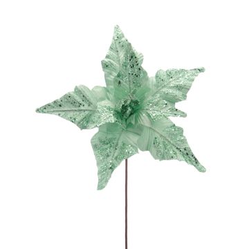 Christmas Decoration - Light Green Poinsettia Stem