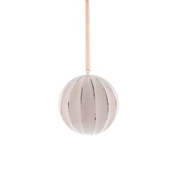 Christmas Tree Decoration - Wooden Light Pink Bauble