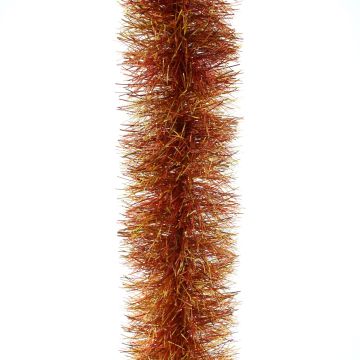 Christmas Tree Decoration - Flame Embossed Tinsel - 2m