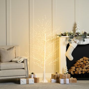 Christmas Tree - Microdot White Tree - 900 LED Warm White - 150cm