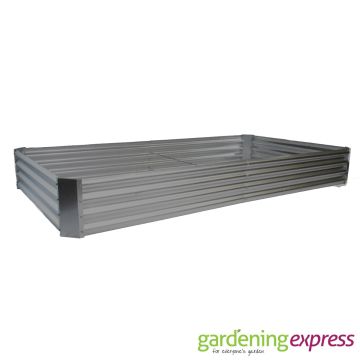 Raised Bed Garden Planter Rectangle (3.5ft x 2ft) - Grey