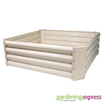 Raised Bed Garden Planter Square (3ft x 3ft) - Cream