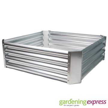 Raised Bed Garden Planter Square (3ft x 3ft) - Galvanised