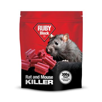 Ruby Block 25 Pouch - 300g