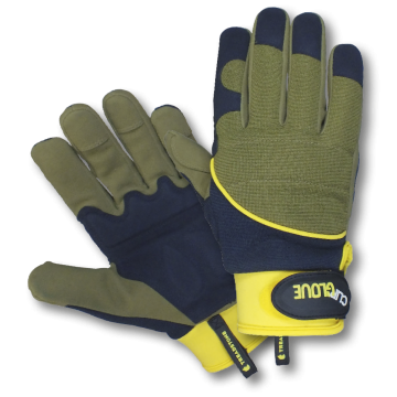 Premium Shock Absorber Gardening Gloves (Mens Large)