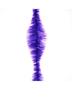 Christmas Tree Decoration - Purple Poodle Tinsel - 2m