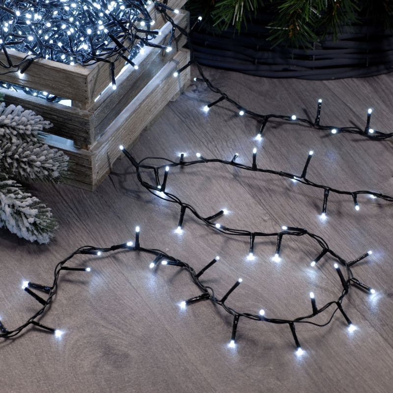 Christmas Tree String Lights - 760 White LED Fairy Lights