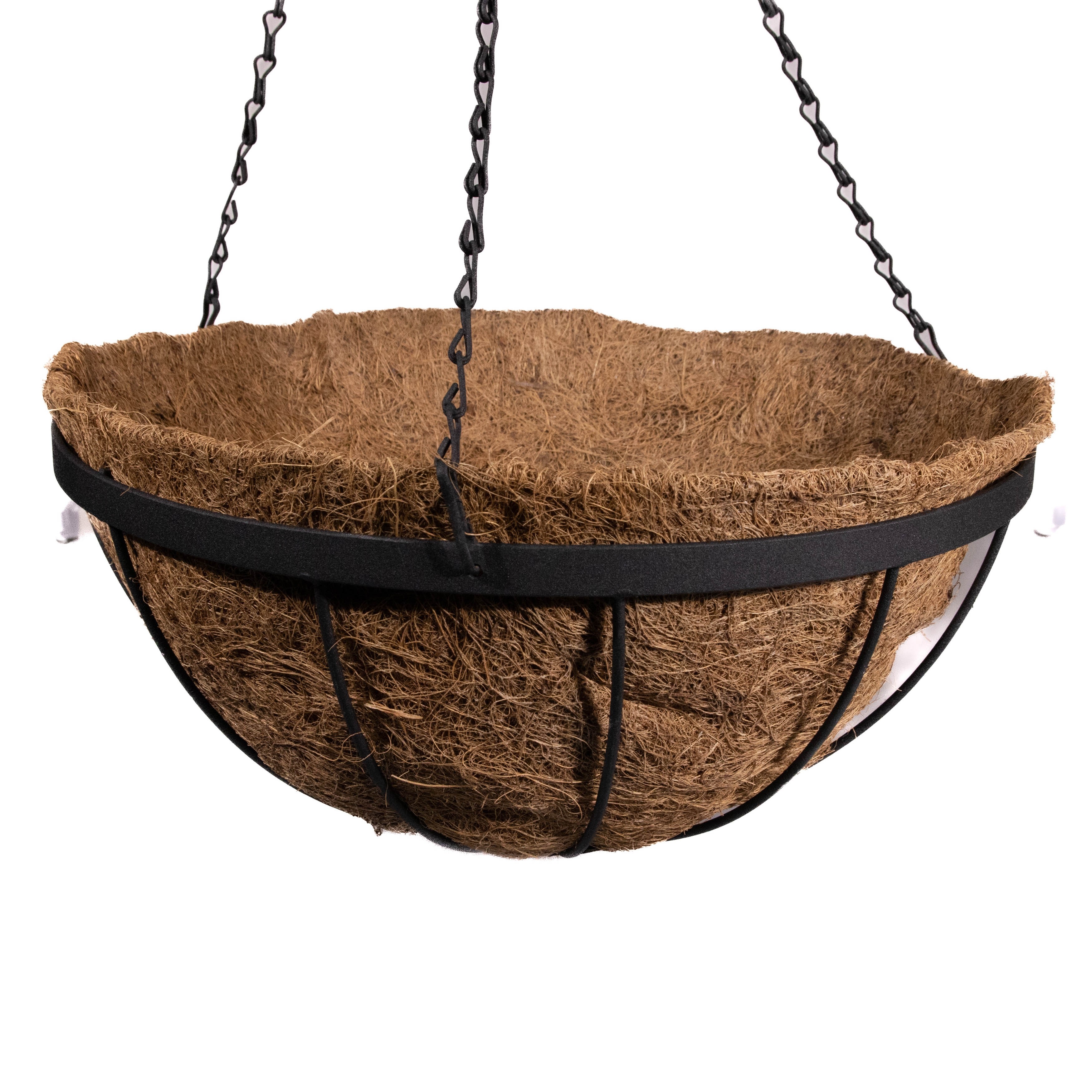 Metal Hanging Basket With Liner Large 35cm 6450